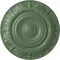 Ekena Millwork Biddix Ceiling Medallion (Fits Canopies up to 7 1/2"), 20 7/8"OD x 1 1/4"P, Athenian Green CM20BXAGF - alternate 1